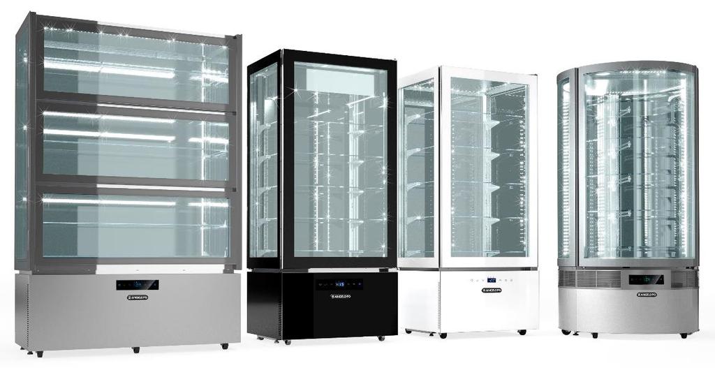 VETRINE REFRIGERATE Design accattivante, esclusivo e curato in ogni minimo dettaglio, una ricca gamma