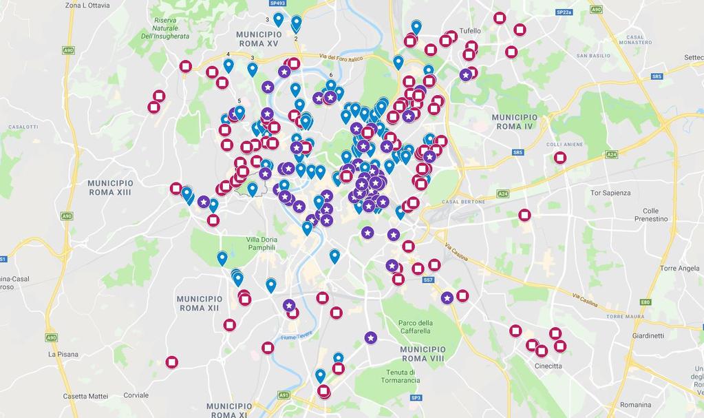 LA NOSTRA COPERTURA SU ROMA Transenne