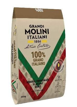 LINEA 100% GRANO ITALIANO 100% GRANO ITALIANO FARINA DI GRANO TENERO TIPO 0 (W 230 +/- 20) Tutto il sapore dell italianità in questa farina che nasce dalla miscela di grani italiani selezionati,