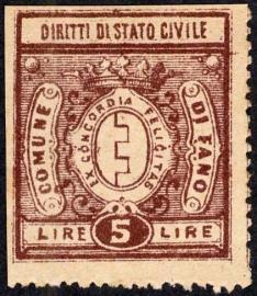 1000 rosso Segreteria riscontro Carta bianca, liscia. 68 C.