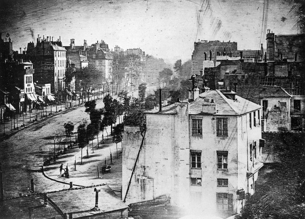 Boulevard du Temple, Parigi (1838):
