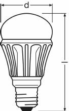 Product line drawing Colori e materiali Contenuto caratt.di mercurio nella lamp. Senza mercurio 0.