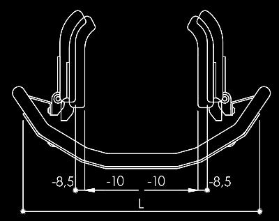 Contenimento laterale STANDARD 7,5cm Altezza 25 33 41 05312 930,00 Ala di contenimento laterale A=alta B=bassa FODERA Fodera con copertura in tessuto parte posteriore schienale e bordature realizzate