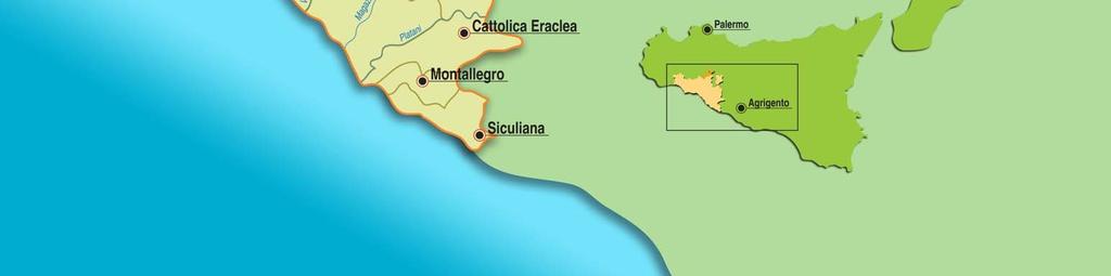 Caltabellotta, Cattolica Eraclea, Cianciana, Lucca Sicula, Menfi, Montallegro, Ribera,