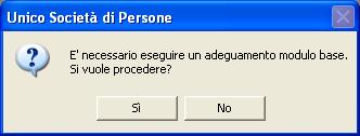 ATTENZIONE!!! PRIMA DI ESEGUIRE L AGGIORNAMENTO DEI MODULI, È NECESSARIO EFFETTUARE UNA COPIA DI SALVATAGGIO DEGLI ARCHIVI.