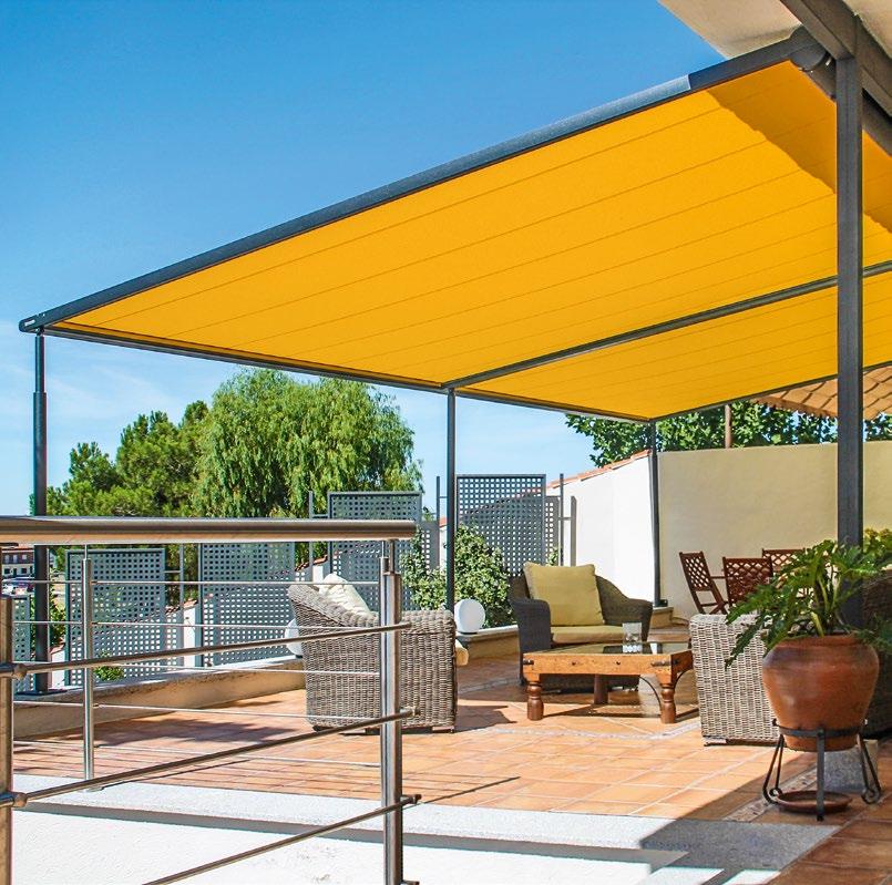 sicuro eterno elegante markilux pergola 210 / pergola 210 Rotonda, angolosa, funzionale: protegge grandi superfici dal sole e dagli agenti atmosferici Il sistema di tende da sole