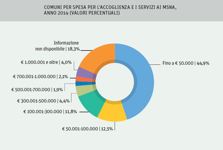 SERVIZI E SPESA IN MATERIA DI ASSISTENZA E PROTEZIONE DEI MSNA L ultima parte del Rapporto è dedicata all analisi degli interventi e dei servizi attivati a livello locale per l assistenza e la