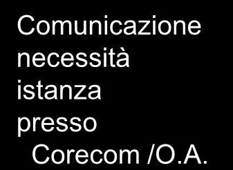 VERIFICA DI AMMISSIBILITA DELL ISTANZA 1. Competenza territoriale NO SI 2.