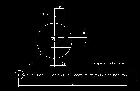 ALICE ZN : descrizione del rivelatore (1) Materiale passivo : lega di tungsteno 93.5 % W, 6.5% Ni-Fe, ρ = 17.