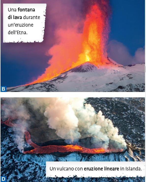 9. L attività vulcanica Durante una eruzione effusiva la lava scorre rapidamente lungo i fianchi del vulcano e può percorre anche distanze considerevoli.