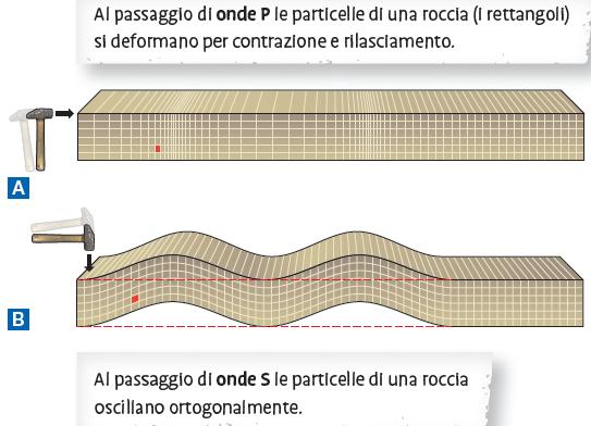 3. Le onde sismiche e i sismografi Esistono tre tipi di onde sismiche: P, S e superficiali.