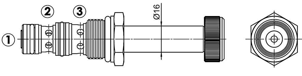 FP-3-CD-S08-31-P- U 00/1 Rev.00-014/01 NEW 014 3 1 SPECIFICHE TECNICHE Materiali: cartuccia in acciaio zincato. Componenti interni in acciaio trattato termicamente.