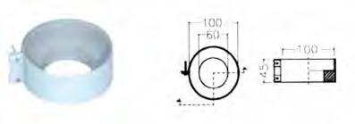 M 18060 05 RIDUZIONE IN SILICONE C/ FASCETTA