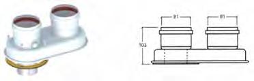 SDOPPIATORE MONOBLOCCO Adattabile: ARISTON (meta, dia, basi