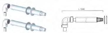 68194 10 Con prese fumi Coassiale KIT1-P 01 Curva 68183 01 KIT 2 COASSIALE PROLUNGA COASSIALE Ø