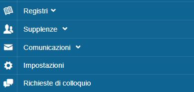 1. Segreteria: attivare Richieste di colloquio La Segreteria può attivare o disattivare il Ricevimento docenti scegliendo