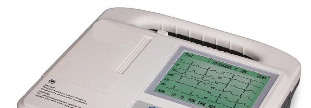 ECG 1103LW Elettrocardiografo a tre canali Elettrocardiografo per la registrazione dell'attività elettrica del cuore che si verifica nel ciclo