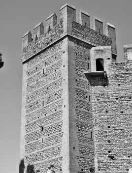 IL CASTELLO DI VILLAFRANCA DI VERONA 139 Fig. 40 - Torre d angolo sud-est della corte d armi.