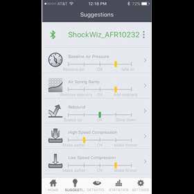 L app TyreWiz utilizza questi per sviluppare dei suggerimenti personalizzati e avvisi di pressione.