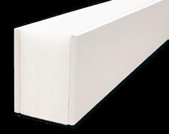 Setto acustico di completamento delle pareti interne mobili o in cartongesso da posizionare nel plenum tra la parete stessa e il solaio inferiore o tra la parete e il solaio superiore.