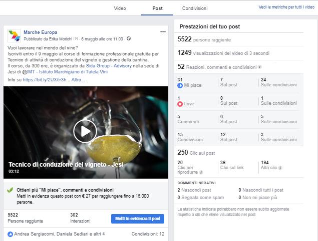 La campagna social sui corsi attivati Creazione di playlist