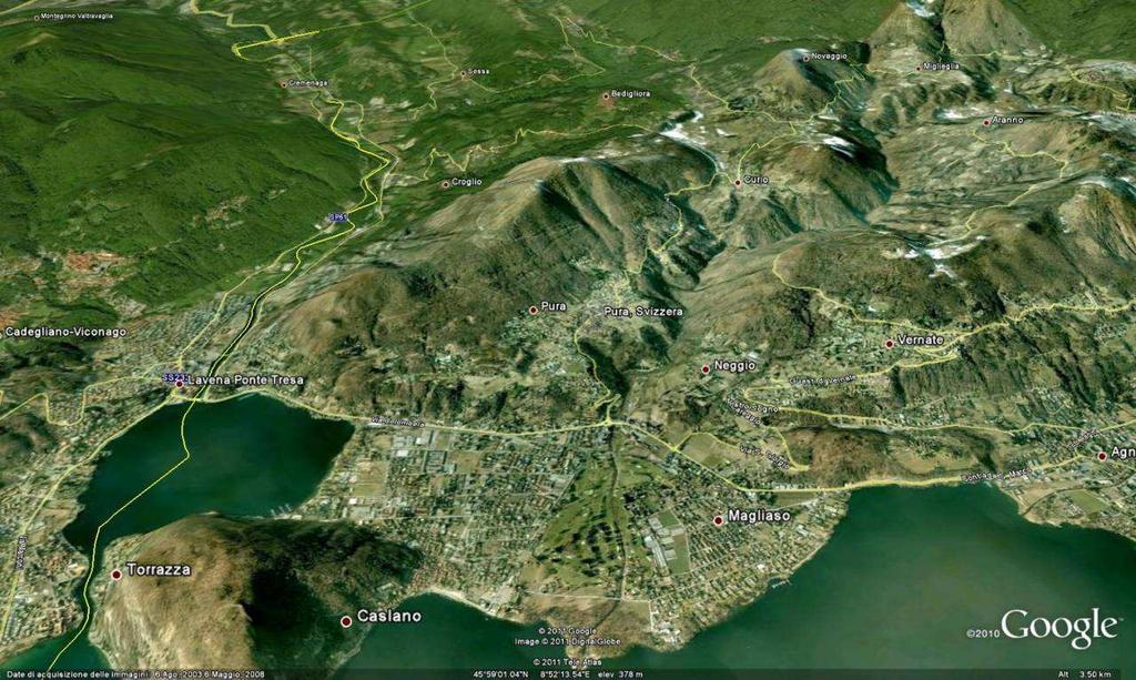 Figura 1: Localizzazione dell area interessata dagli interventi (fonte Google Earth ) Sorgenti di Barbada 1 Premessa: Il 4 e 5 novembre 2009 il laboratorio cantonale procede ad una ispezione generale