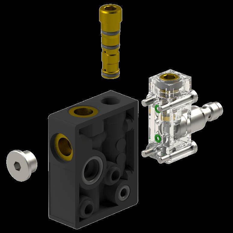 1/8 BSP 1/8 BSP Min 18 Max 40 bar Min 3 Max 10 bar Temperatura