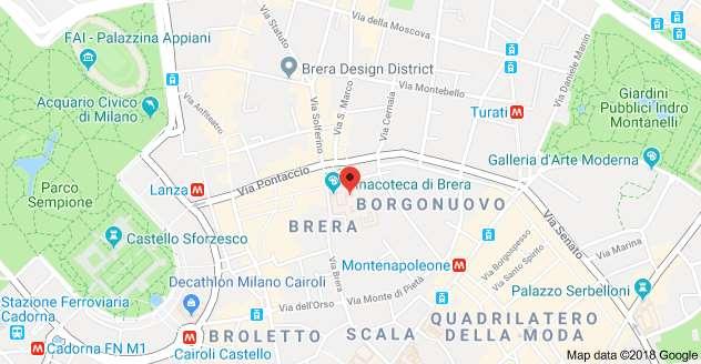 Sede del Corso: Biblioteca Nazionale Braidense, Via Brera 28, Milano Come si accede La Biblioteca Nazionale Braidense è situata nel cuore della zona di Brera, all'interno dell'omonimo palazzo, dove