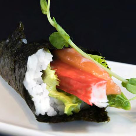 Temaki Cono di alga con riso e pesce (1 pz.