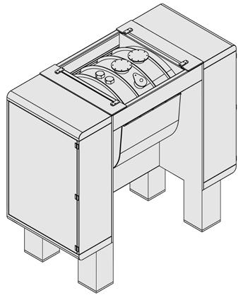 TECHNICAL FEATURES CARATTERISTICHE TECNICHE H L P LITRES Litri DOUGH Impasto POWER DIMENSIONS WEIGHT Potenza Dimensioni Peso l Kg kw (PxLxH) mm Kg HM 200 200 130 10 900x1600x1800 1800 HM 300 300 180