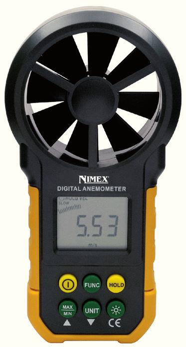 PAGINA 1 DI 9 ANEMOMETRO DIGITALE NI 690 MANUALE DI ISTRUZIONI 1.4 