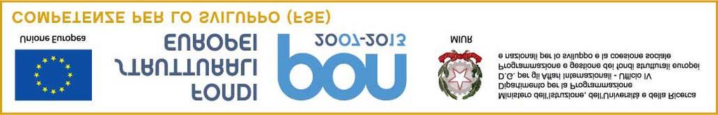 L attività oggetto del presente Bando rientra nel Piano Integrato di Istituto per l Annualità 2010/2011, finanziato con il Fondo Sociale Europeo nell ambito del Programma Operativo Nazionale 2007 IT