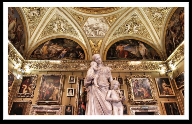 Si visiterà la galleria Palatina, collezione che annovera opere di artisti come Lippi, Andrea del Sarto, Caravaggio, Artemisia Gentileschi, Raffaello e Tiziano; gli