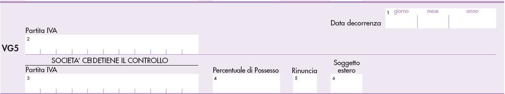 Per evidenziare tale situazione nel: QUADRO VG viene introdotta: nella sezione 1, righi da VG2 a VG4, la casella 7 Soggetto estero nella sezione 2 la casella 6 Soggetto estero.