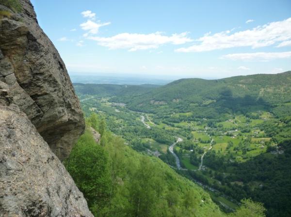 Veduta della Valchiusella dalla Normale al Secondo Salto Il