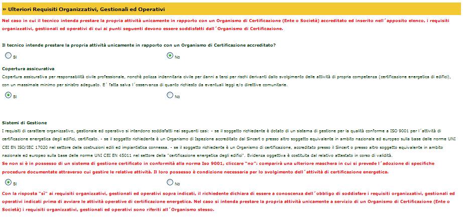 rendimento energetico degli edifici per conto di un Soggetto certificatore accreditato (persona giuridica, Ente o Società).