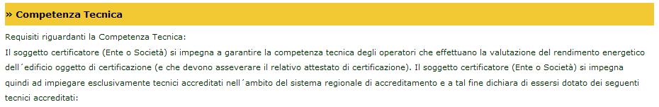 Sezione Tecnici Qualificati In questa sezione è necessario indicare quali sono i tecnici qualificati ed accreditati ai quali l Organismo di Certificazione intende affidare le attività volte alla