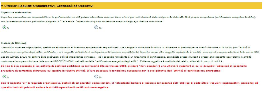 L inserimento avviene cliccando il pulsante Aggiungi Tecnico Qualificato ; il sistema mostrerà automaticamente la lista dei tecnici accreditati, tra i quali selezionare quelli da inserire che