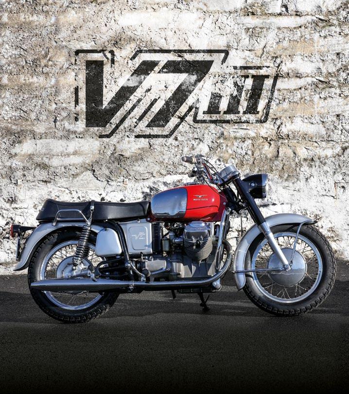 LA STORIA Una rivoluzione. Nel 1967 arriva sul mercato Moto Guzzi V7, la prima maximoto italiana che scardina i canoni del mondo motociclistico e incanta critica e pubblico.