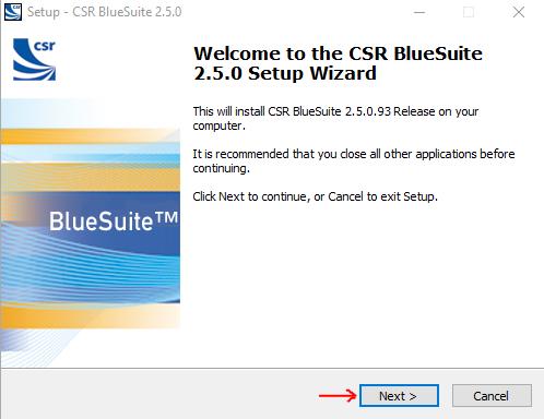 Step 2: Installare il software sul proprio computer facendo doppio click sul nome del file BLUESUITE 2.5.