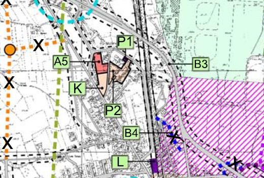 3.5 Area Residenziale A5 Dettaglio Carta destinazione d uso urbanistica con ubicazione