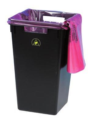 Nero / Round waste bin capacity 13 litres. Black Cestino capacità 40 litri. Giallo o nero / Waste bin capacity 40 litres.