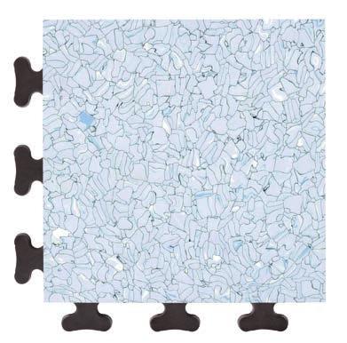 Interlocking conductive tile Interlocking conductive floor tile is suitable when it is requested to change often the EPA layout.