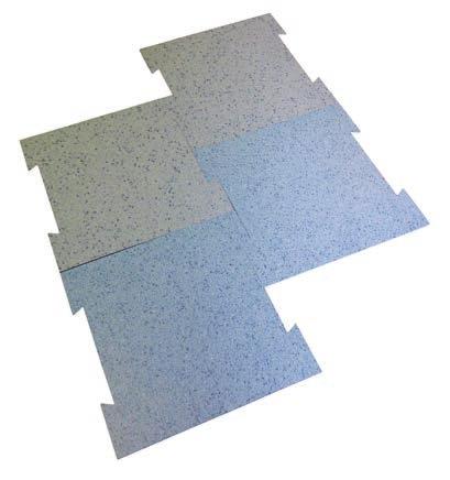 Tappeto conduttivo da pavimento formato puzzle Il tappeto da pavimento in formato puzzle è ideale quando si prevede un continuo cambiamento del layout delle aree ESD.