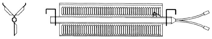 Accessori Batteria elettrica BEL (non utilizzabile in presenza di filtro Crystall) MONOFASE 30. Termostato di sicurezza e relè di controllo incorporati.