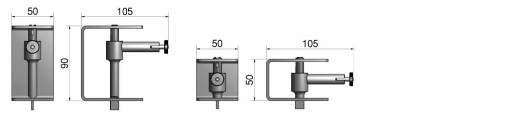 MNULE SERVOCOMNDO MODELLO TTCCO ISO 211 03 / 0 DIMENSIONI DI  MNULE