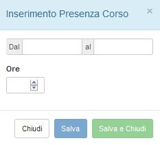 chiudere. Attenzione: i tasti e si attivano solamente se sono state inserite tutte le informazioni necessarie. 1.2.