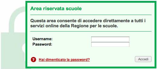 Log in Per poter accedere al servizio di