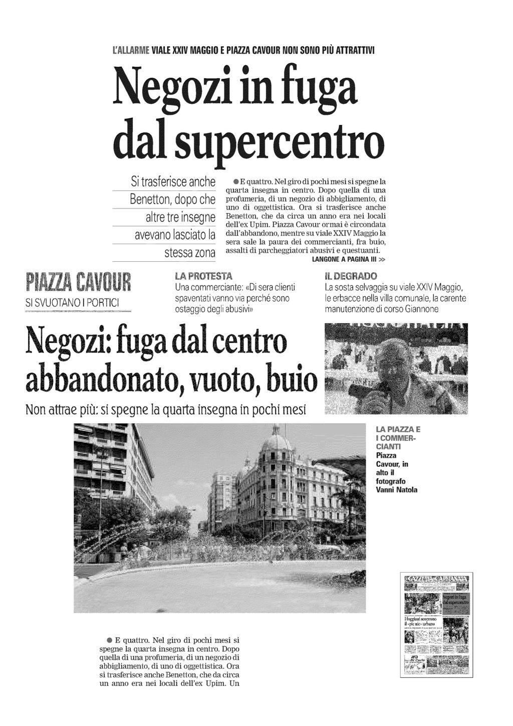 Gazzetta del Mezzogiorno Capitanata 30-MAG-2011 Diffusione: n.d. Lettori: n.