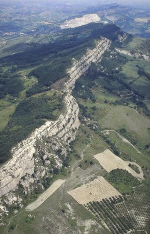 Infatti, al di fuori dell emergenza gessosa, si trovano: a nord i calanchi di Argille del Pliocene, con estese praterie aride, aree franose, macchie arbustive e piccole zone umide di fondovalle; a